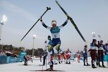 Winter Olympics First Gold Goes Sweden S Charlotte Kalla Koreas In Spotlight