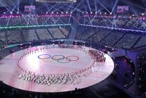 Winter Olympics 2018 United Korea Lights Up Opening Ceremony