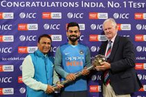 Virat Kohli Receives Icc Test Championship Mace Team India No Ranked Test Side