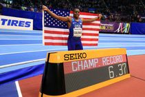 Iaaf World Indoors Championships World Record Holder Coleman 60m Title