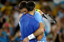 Miami Open Del Potro Djokovic On Early Collision Course