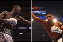 Anthony Joshua Deontay Wilder Fight While Moneys There Evander Holyfield