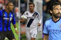 Zlatan Ibrahimovic La Galaxy David Beckham Didier Drogba Andrea Pirlo Mls