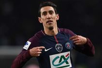 Coupe De France Di Maria At The Double As Psg Put Neymar Injury Aside