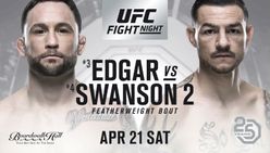 Frankie Edgar Vs Cub Swanson 2 Added Ufc Atlantic City