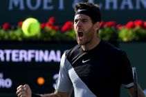 Indian Wells Masters Del Potro Demolishes Raonic Set Up Federer Final