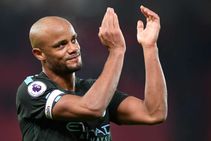 Vincent Kompany Manchester City Title Against Manchester United