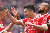Lewandowski Hat Trick Brings Title Within Bayern S Reach