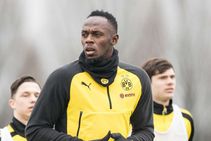 Usain Bolt Borussia Dortmund Training