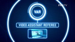 Four Var Officials Giant Screen Replays At Every World Cup Match Fifa