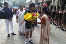 Women S Day Young Female Athletes Felicitated