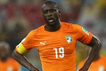 Yaya Toure Ivory Coast Manchester City International Friendlies