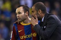 Iniesta Manchester City Fake News Pep Guardiola