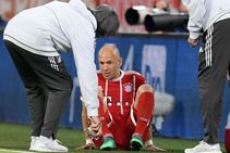 Arjen Robben Injured Bayern Munich Real Madrid Champions League