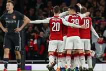 Europa League Ramsey Lacazette Put Arsenal Charge