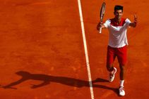 Djokovic Saunters Through Donaldson Sees Red Mist Monte Carlo