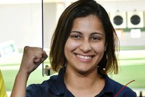 Cwg 2018 Heena Sidhu Wins Gold In 25m Pistol