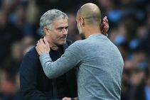 Jose Mourinho Congratulates Manchester City