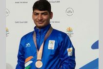Cwg 2018 Mitharval Wins His Second Bronze Earns Podium 50m