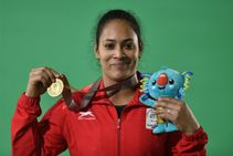 Cwg 2018 Weightlifting Gold Rush Continues Punam Claims 5th For India