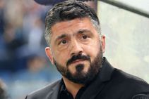 Gattuso Milan Reaction Coppa Itali Reaction