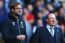 Klopp Premier League Award Guardiola Benitez Hughton Wagner