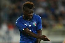 Mario Balotelli Roberto Mancini Italy Saudi Arabia