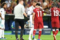Mohamed Salah Accidental Sergio Ramos Tangle Three Weeks Out World Cup
