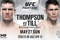 Ufc Fight Night 130 Thompson Vs Till Fight Card Tv Schedule