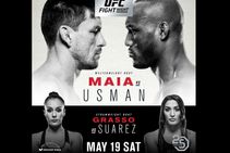 Ufc Fight Night 129 Results Usman Cruises As Suarez Stops Grasso