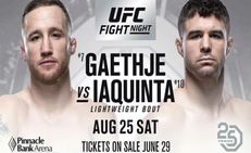 Thriller Between Gaethje Iaquinta Headlines Ufc Debut Lincoln