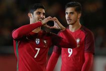 Portugal 3 Algeria 0 Guedes Double Ronaldo 150th