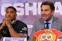 Anthony Joshua Frustrated By Deontay Wilder Game Says Eddie Hearn