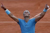 Rafael Nadal French Open Champion Roger Federer