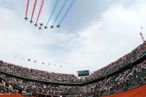 French Open Zinedine Zidane Watches Rafael Nadal Win Roland Garros
