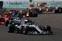 F1 Formula One Hungarian Grand Prix Lewis Hamilton Widens Gap Sebastian Vettel Survives Bottas Crash