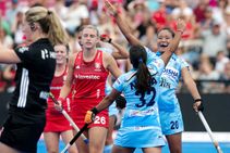 Hockey Women S World Cup India 1 1 England Lily Owsley Cancels Neha Goyal