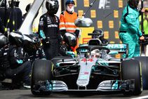 Lewis Hamilton Mercedes Pit Stop Mishaps F