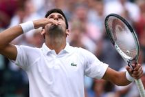 Wimbledon Djokovic Beats Fading Light Khachanov Reach Quarters