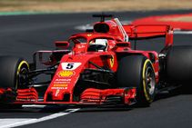 British Gp Formula One Sebastian Vettel Lewis Hamilton Ferrari Mercedes