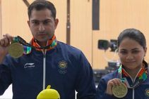 Asian Games 2018 India Win Mixed Air Rifle Bronze
