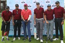 Cricketers Bat Golf At The Louis Philippe Celebrity Pro Am