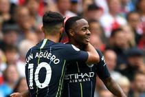 Arsenal Manchester City Raheem Sterling Bernardo Silva Premier League