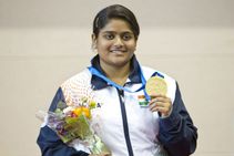 Asian Games 2018 Rahi Sarnobat Clinches Gold 25m Pistol Event