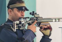 Asian Games 2018 Sanjeev Rajput Settles Silver 50m 3 Position Shooting