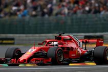 Sebastian Vettel Ferrari Spa Lewis Hamilton F