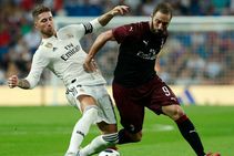 Real Madrid 3 Ac Milan 1 Higuain Goal Not Enough Rossoneri