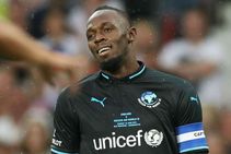 Worlds Fastest Man Usain Bolt A League Central Coast Mariners