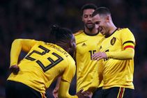 Belgium 4 0 Scotland Eden Hazard Michy Batshuayi