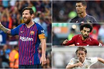 Lionel Messi The Best Cristiano Ronaldo Mohamed Salah Luka Modric Fifa Barcelona